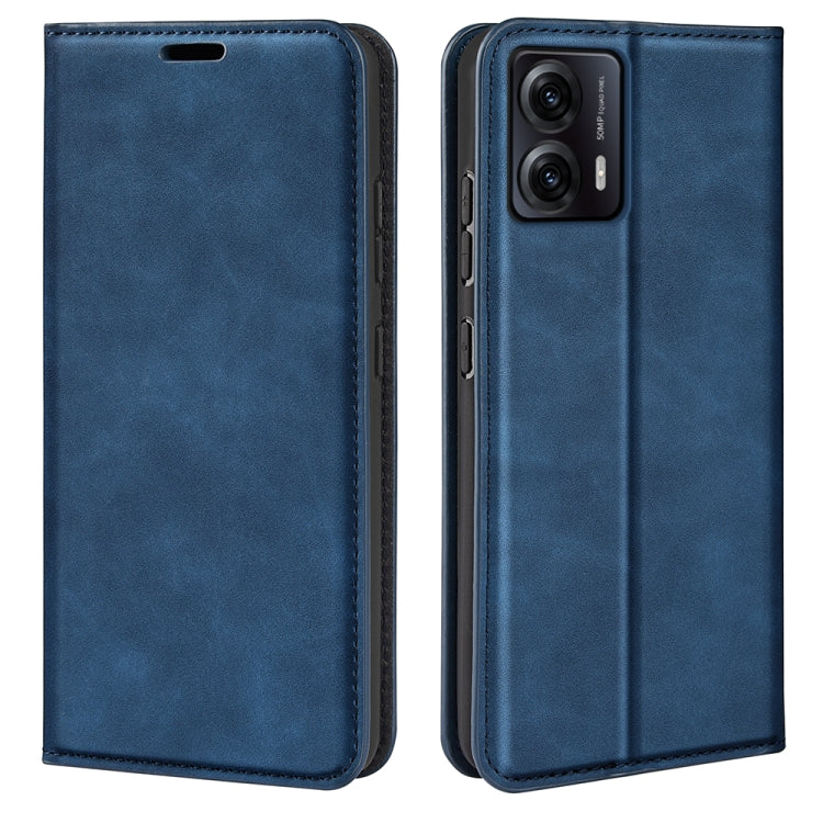 For Motorola Moto G53 5G Retro-skin Magnetic Suction Leather Phone Case