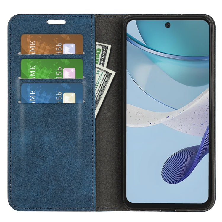 For Motorola Moto G53 5G Retro-skin Magnetic Suction Leather Phone Case