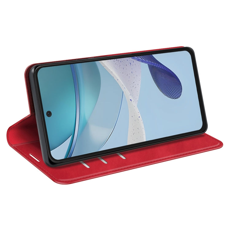 For Motorola Moto G53 5G Retro-skin Magnetic Suction Leather Phone Case