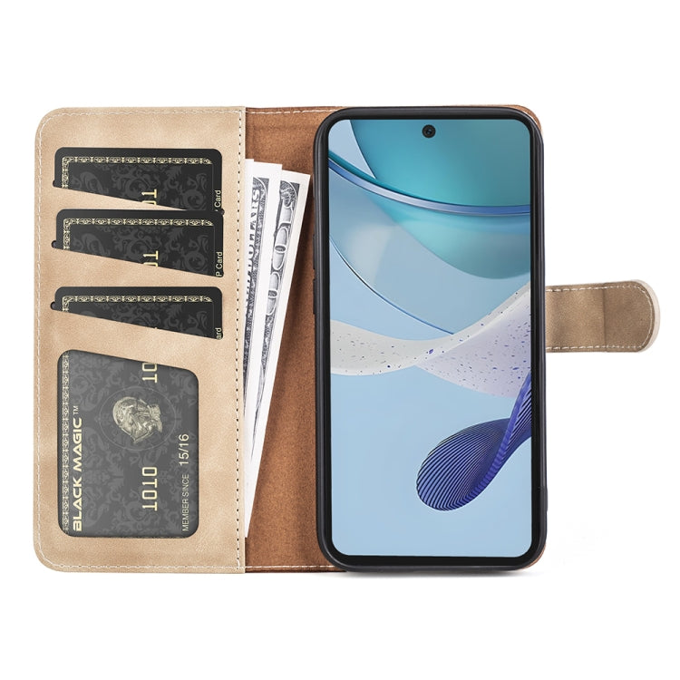 For Motorola Moto G53 Stitching Horizontal Flip Leather Phone Case