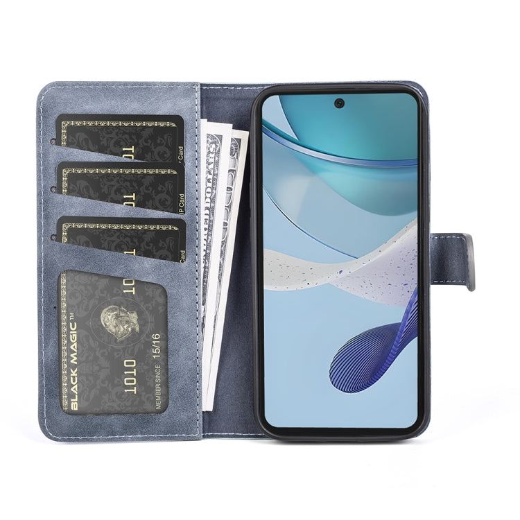 For Motorola Moto G53 Stitching Horizontal Flip Leather Phone Case