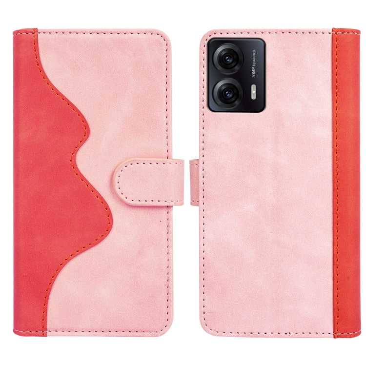 For Motorola Moto G53 Stitching Horizontal Flip Leather Phone Case
