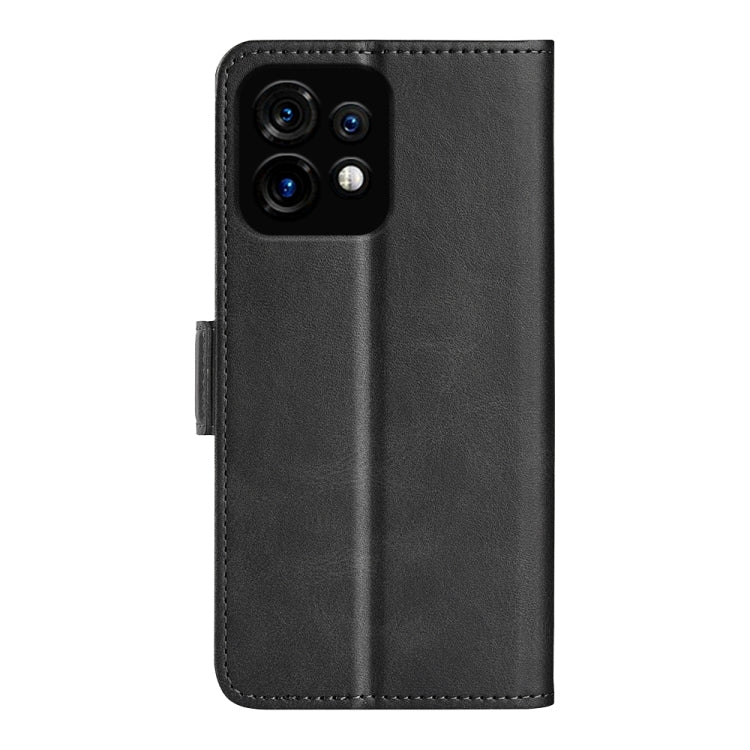 For Motorola Moto X40 Dual-side Magnetic Buckle Horizontal Flip Leather Phone Case