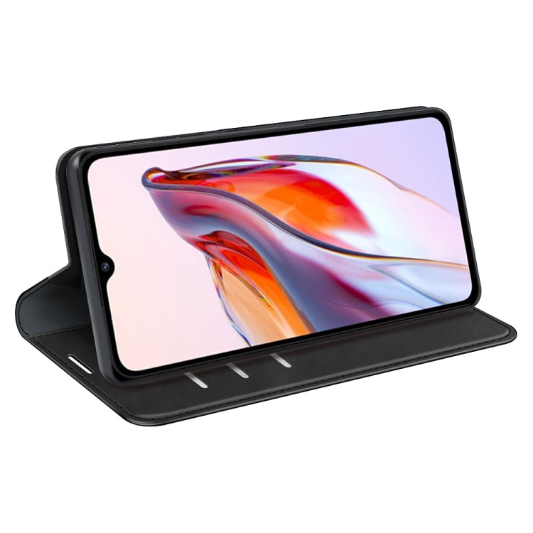 For Xiaomi Redmi 12C Retro-skin Magnetic Suction Leather Phone Case