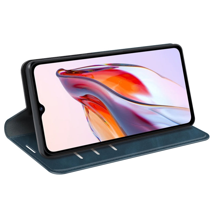 For Xiaomi Redmi 12C Retro-skin Magnetic Suction Leather Phone Case