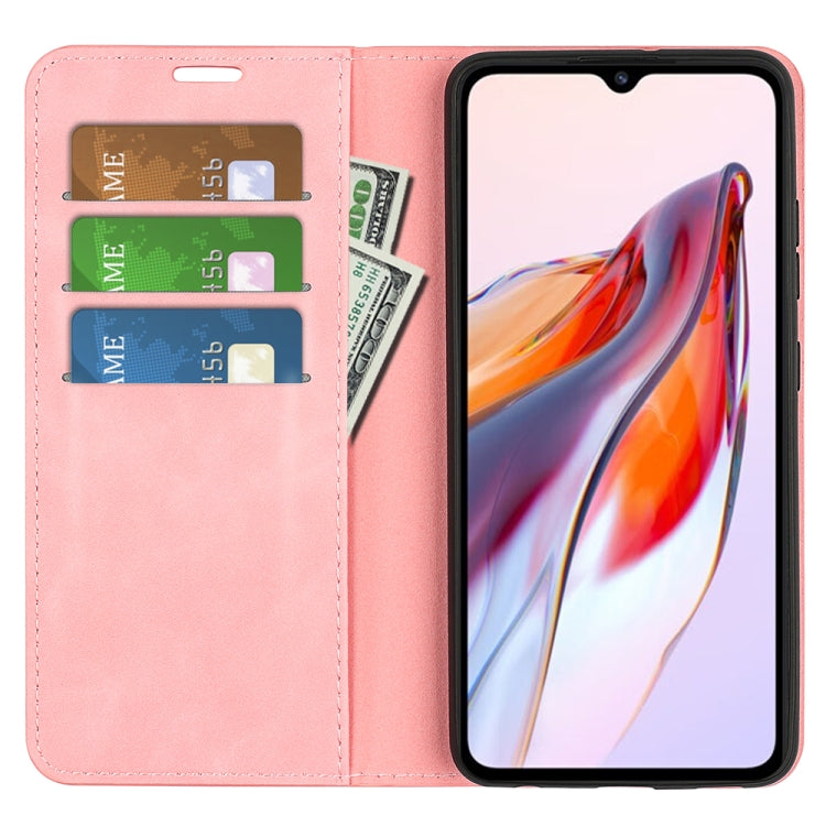 For Xiaomi Redmi 12C Retro-skin Magnetic Suction Leather Phone Case