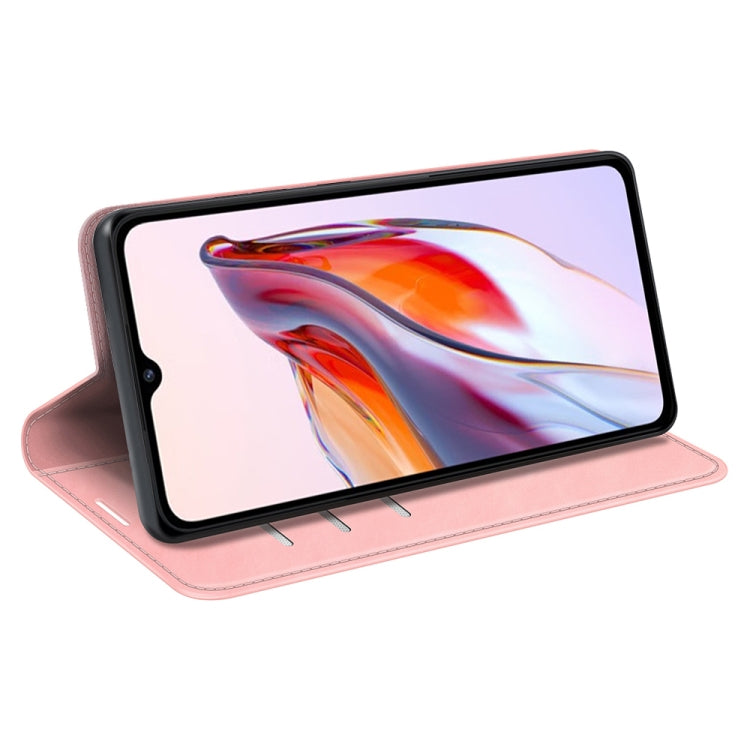 For Xiaomi Redmi 12C Retro-skin Magnetic Suction Leather Phone Case