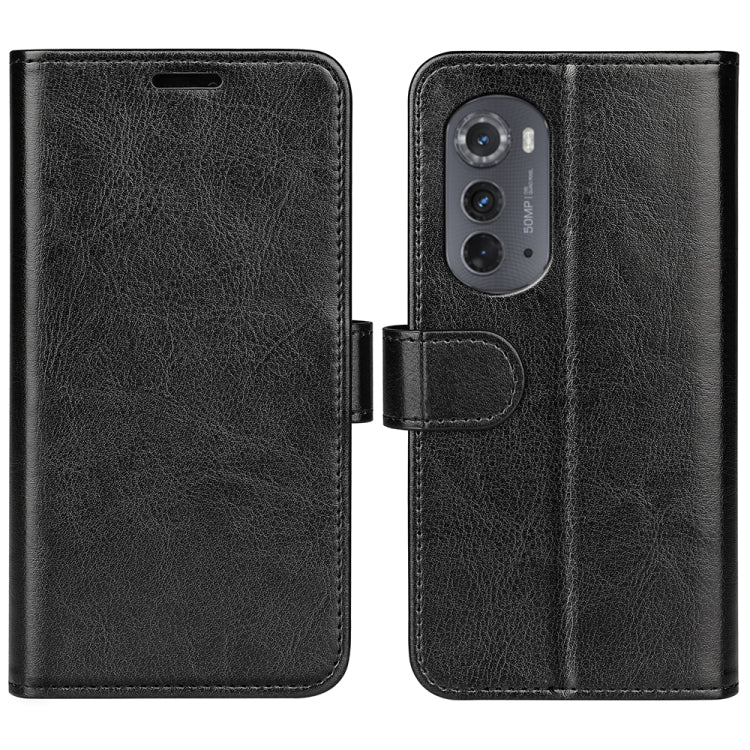 For Motorola Moto Edge 2022 R64 Texture Horizontal Flip Leather Phone Case