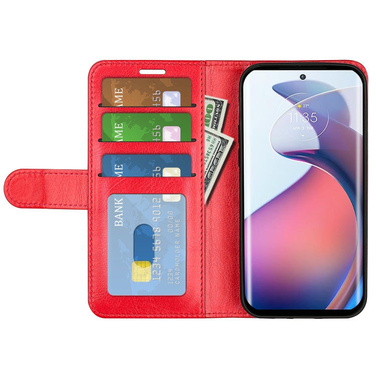 For Motorola Moto S30 Pro R64 Texture Horizontal Flip Leather Phone Case