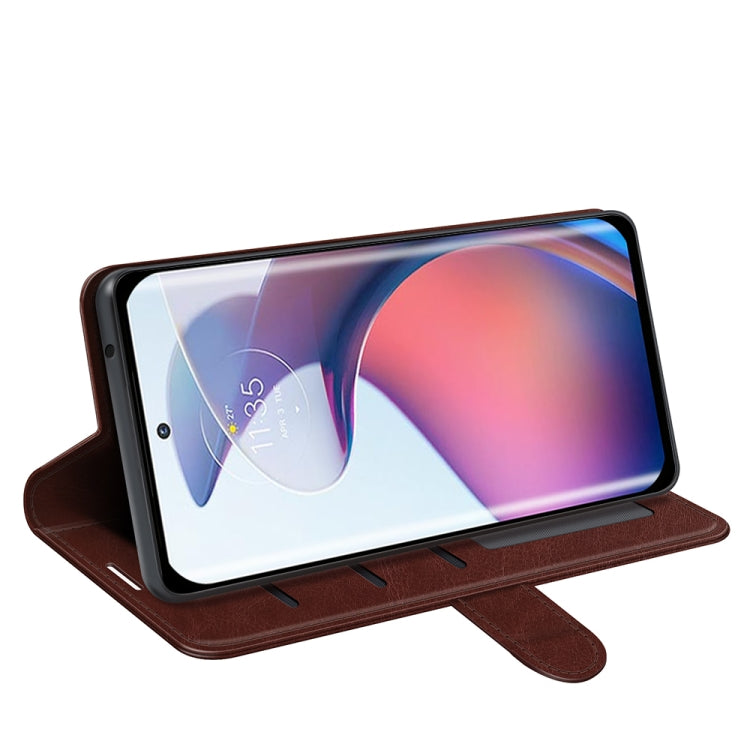 For Motorola Moto S30 Pro R64 Texture Horizontal Flip Leather Phone Case