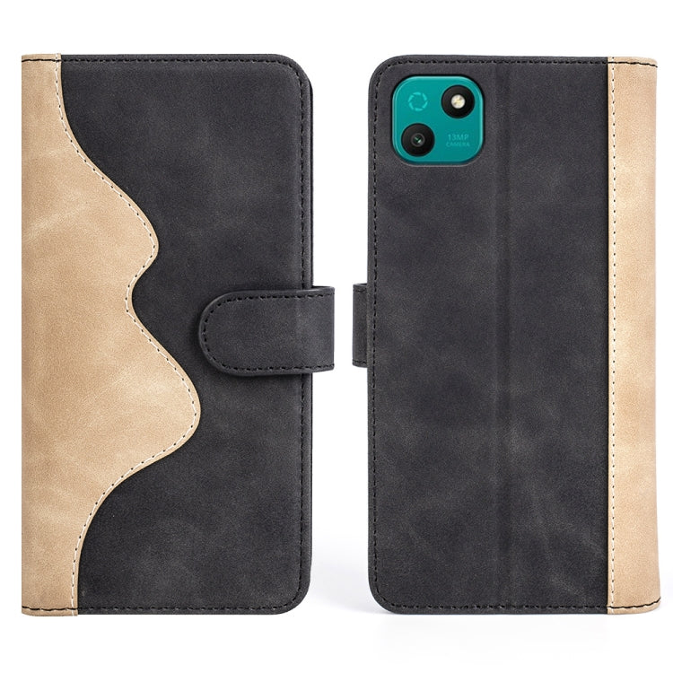 For wiko T10 Stitching Horizontal Flip Leather Phone Case