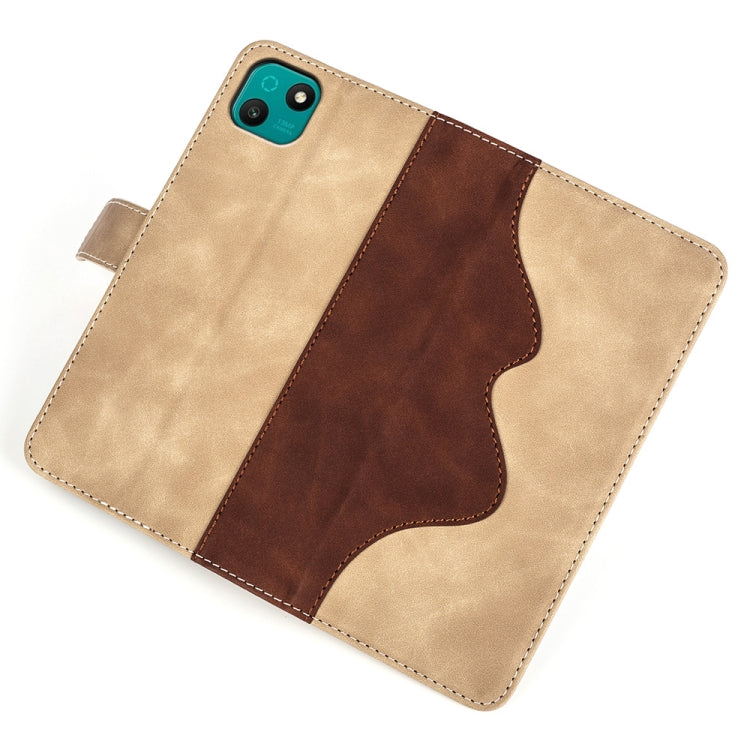 For wiko T10 Stitching Horizontal Flip Leather Phone Case