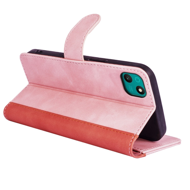 For wiko T10 Stitching Horizontal Flip Leather Phone Case