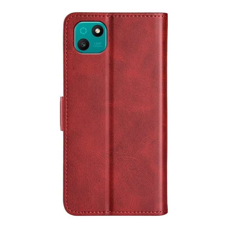 For Wiko T10 Dual-side Magnetic Buckle Horizontal Flip Leather Phone Case