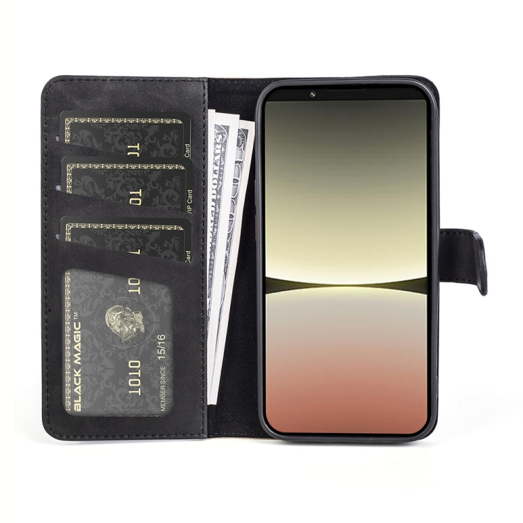 For Sony Xperia 5 IV Stitching Horizontal Flip Leather Phone Case