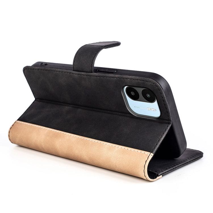 For Xiaomi Redmi A1 Stitching Horizontal Flip Leather Phone Case