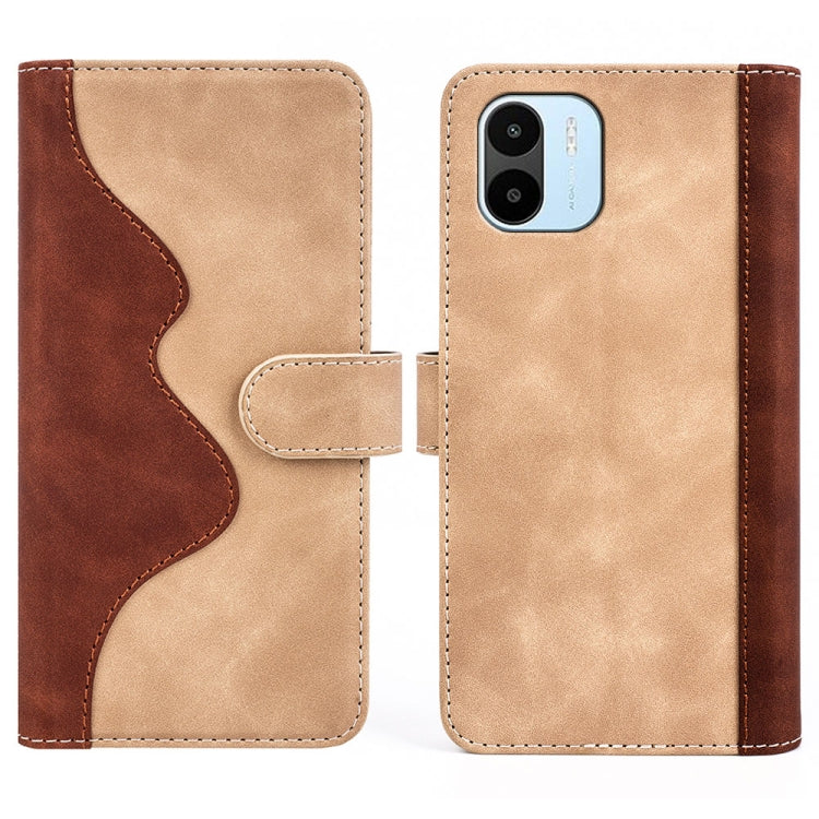 For Xiaomi Redmi A1 Stitching Horizontal Flip Leather Phone Case