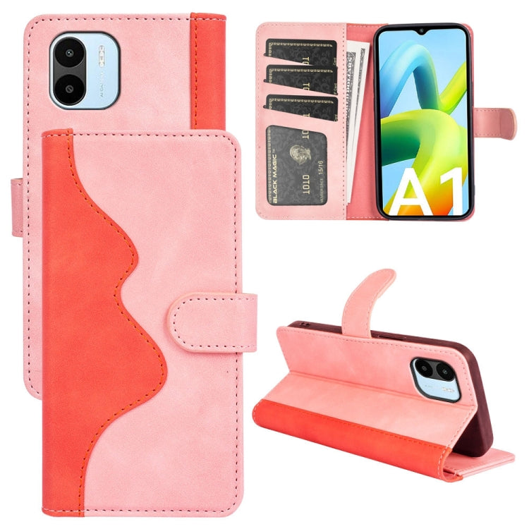 For Xiaomi Redmi A1 Stitching Horizontal Flip Leather Phone Case