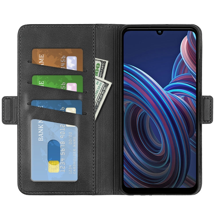 For ZTE Blade A72 5G Dual-side Magnetic Buckle Horizontal Flip Leather Phone Case