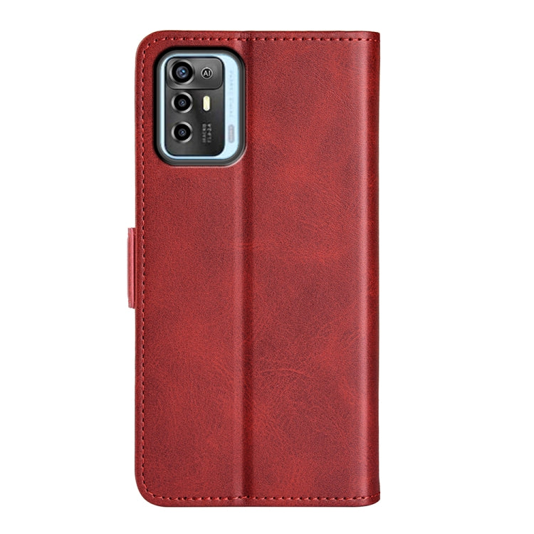 For ZTE Blade A72 5G Dual-side Magnetic Buckle Horizontal Flip Leather Phone Case