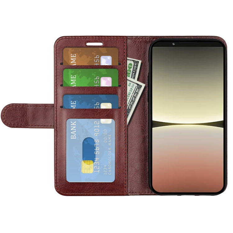For Sony Xperia 5 IV R64 Texture Horizontal Flip Leather Phone Case