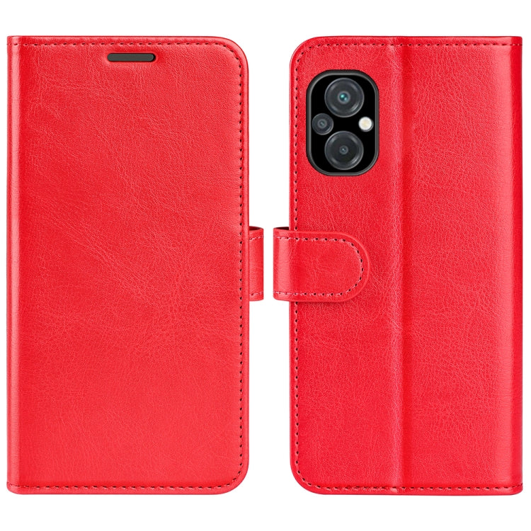 For Xiaomi Poco M5 4G R64 Texture Horizontal Flip Leather Phone Case