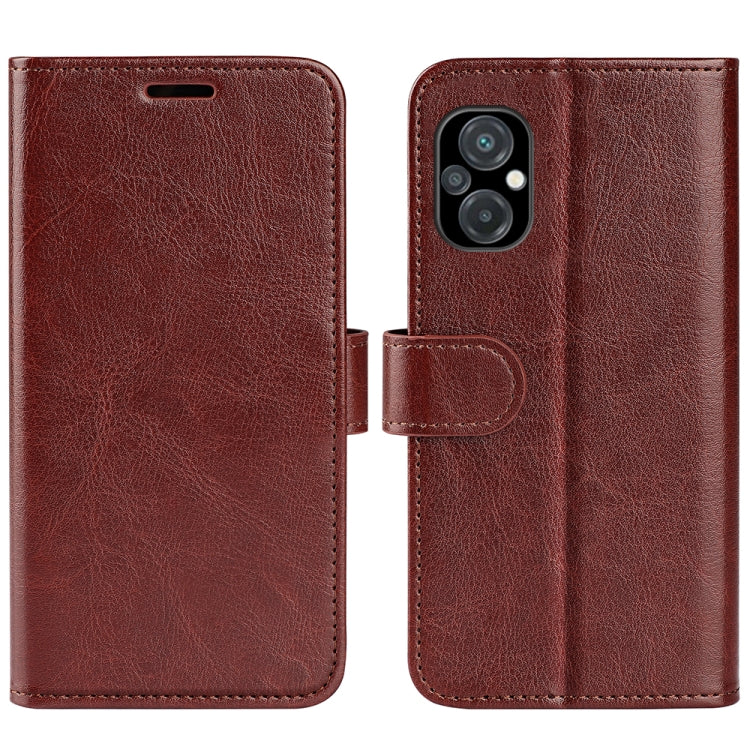 For Xiaomi Poco M5 4G R64 Texture Horizontal Flip Leather Phone Case