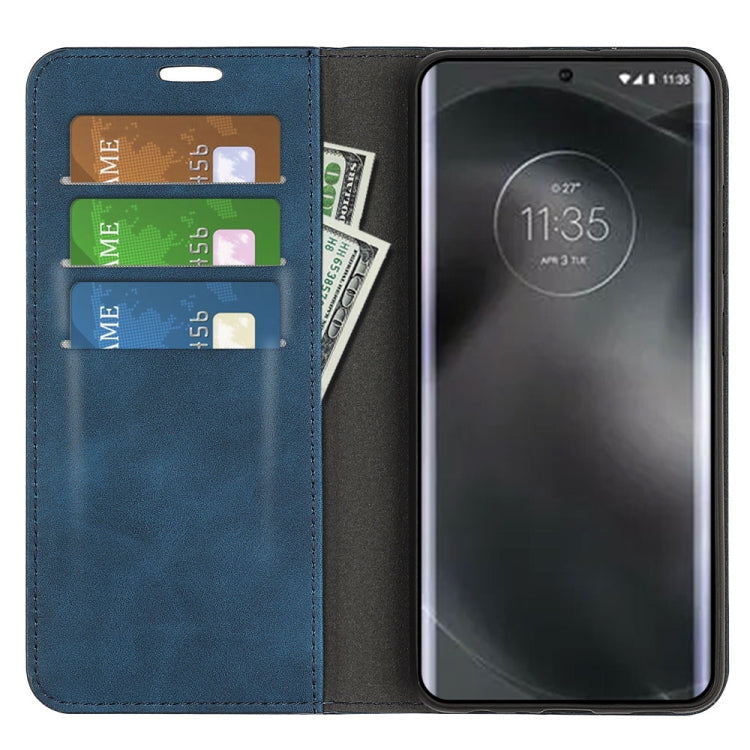 For Motorola Edge 30 Lite Retro-skin Magnetic Suction Leather Phone Case