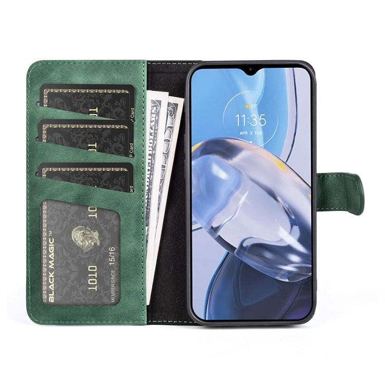 For Motorola Moto E22 / E22i Stitching Horizontal Flip Leather Phone Case