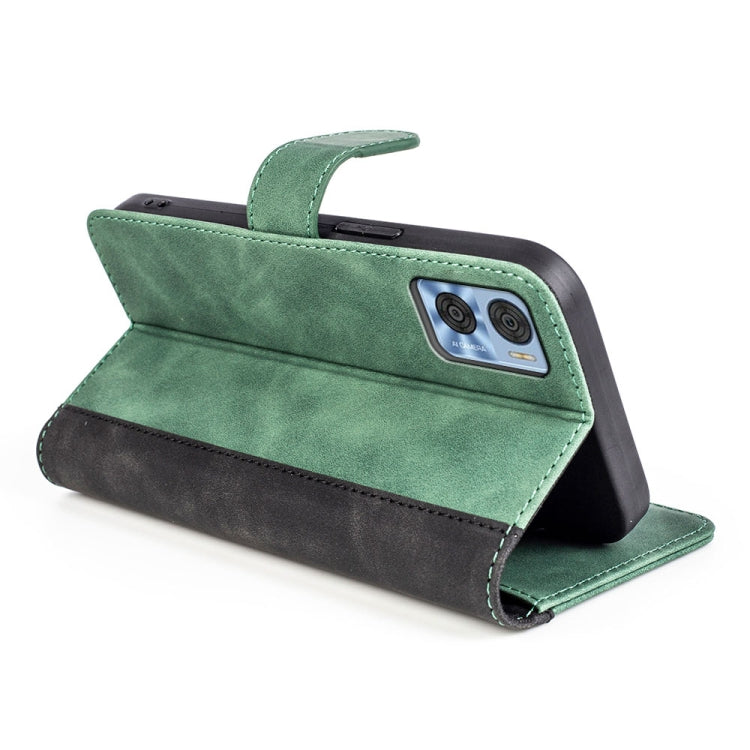 For Motorola Moto E22 / E22i Stitching Horizontal Flip Leather Phone Case