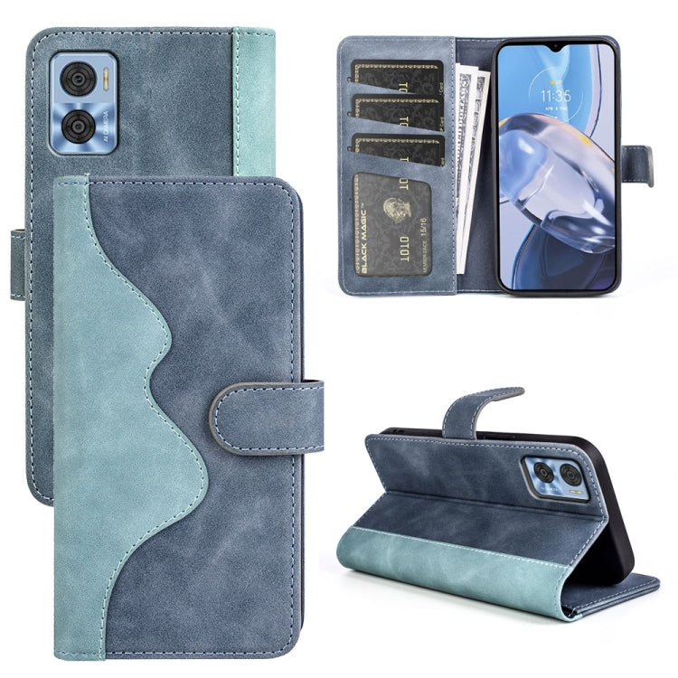 For Motorola Moto E22 / E22i Stitching Horizontal Flip Leather Phone Case