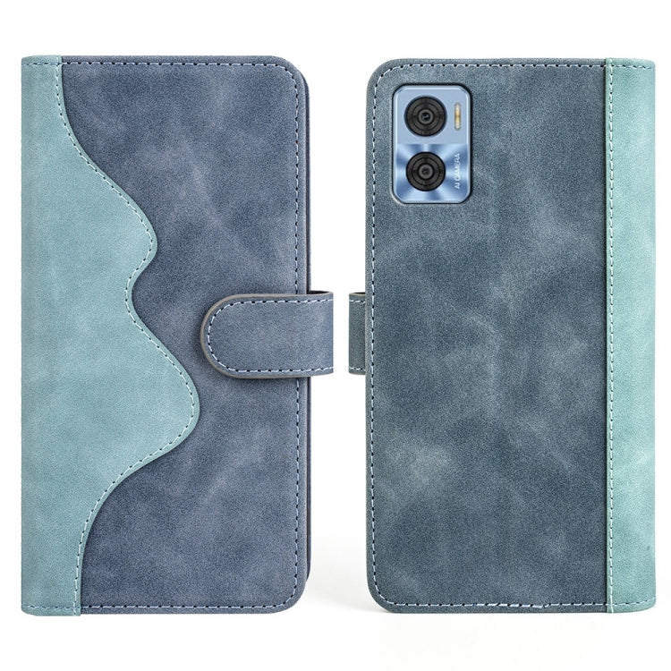 For Motorola Moto E22 / E22i Stitching Horizontal Flip Leather Phone Case