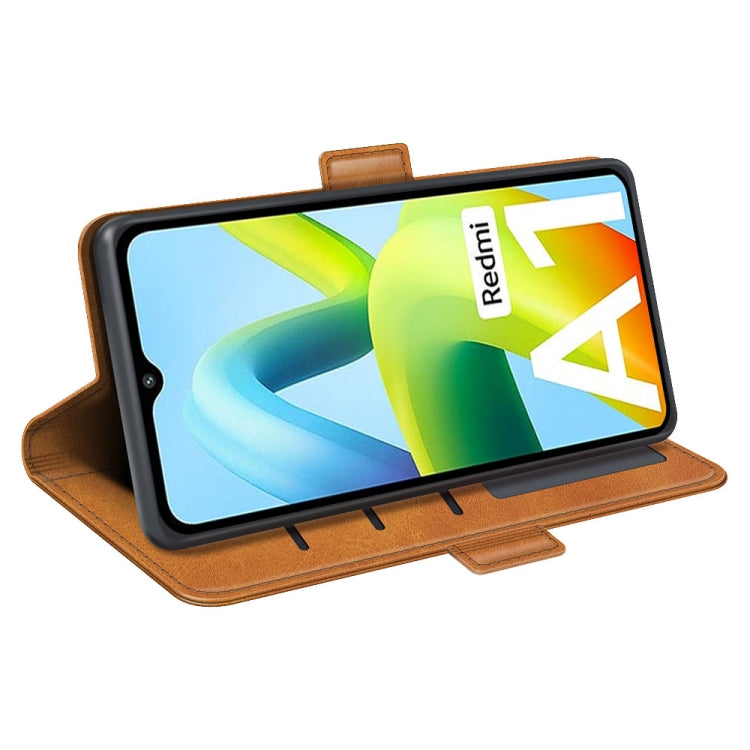 For Xiaomi Redmi A1 4G Dual-side Magnetic Buckle Horizontal Flip Leather Phone Case