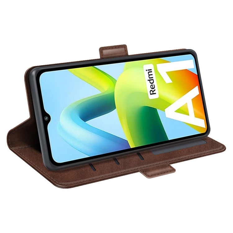 For Xiaomi Redmi A1 4G Dual-side Magnetic Buckle Horizontal Flip Leather Phone Case