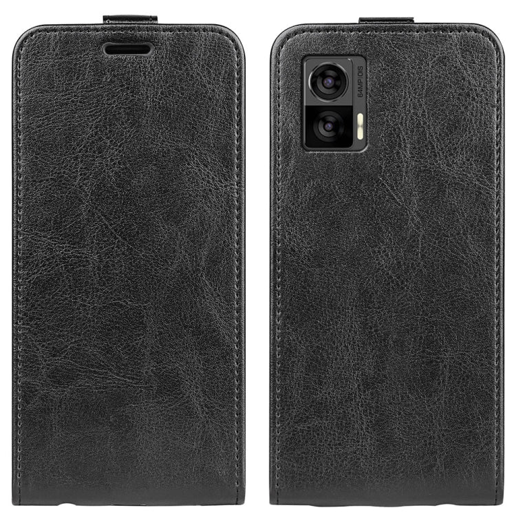 For Motorola Moto E22 / E22i R64 Texture Vertical Flip Leather Phone Case