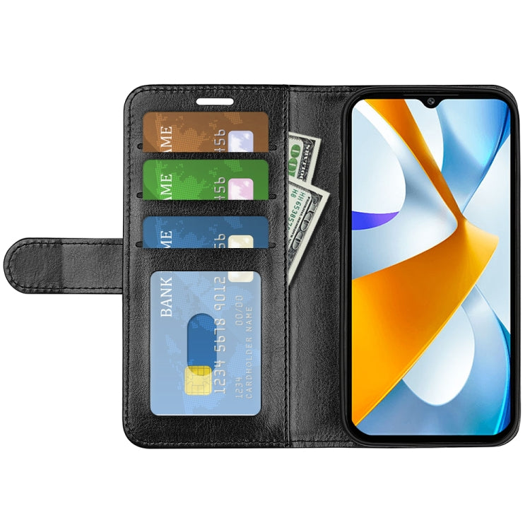 For Xiaomi Poco C40 R64 Texture Horizontal Flip Leather Phone Case