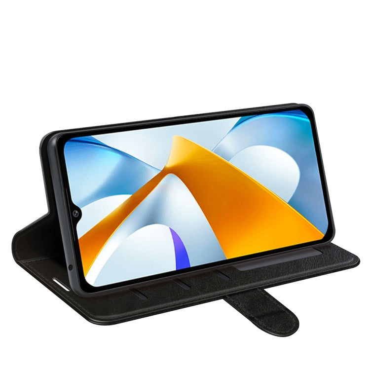 For Xiaomi Poco C40 R64 Texture Horizontal Flip Leather Phone Case