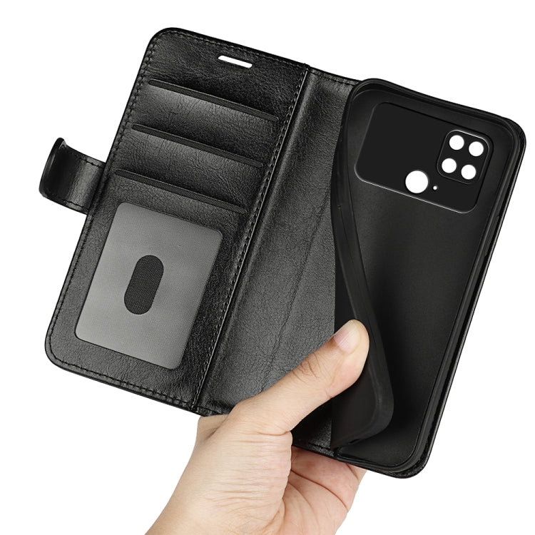 For Xiaomi Poco C40 R64 Texture Horizontal Flip Leather Phone Case