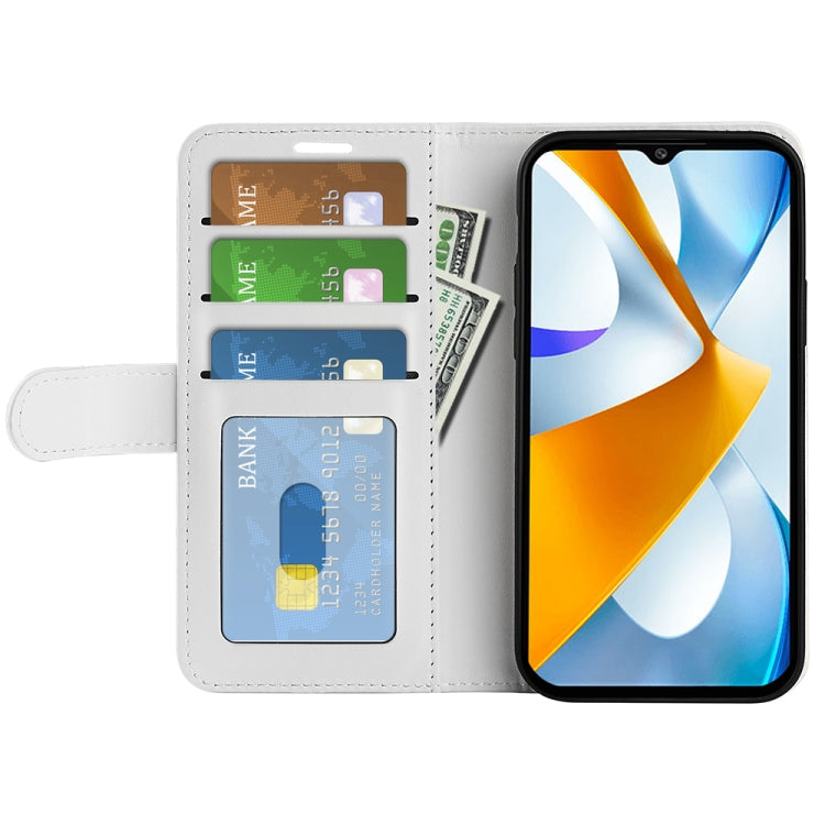 For Xiaomi Poco C40 R64 Texture Horizontal Flip Leather Phone Case