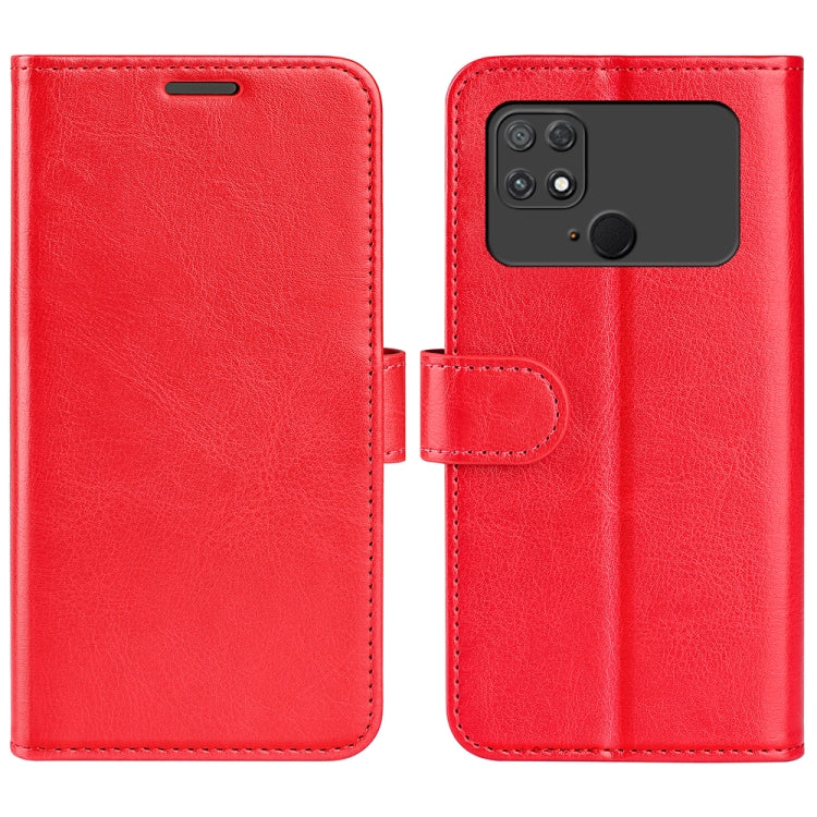 For Xiaomi Poco C40 R64 Texture Horizontal Flip Leather Phone Case