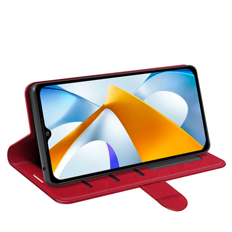 For Xiaomi Poco C40 R64 Texture Horizontal Flip Leather Phone Case