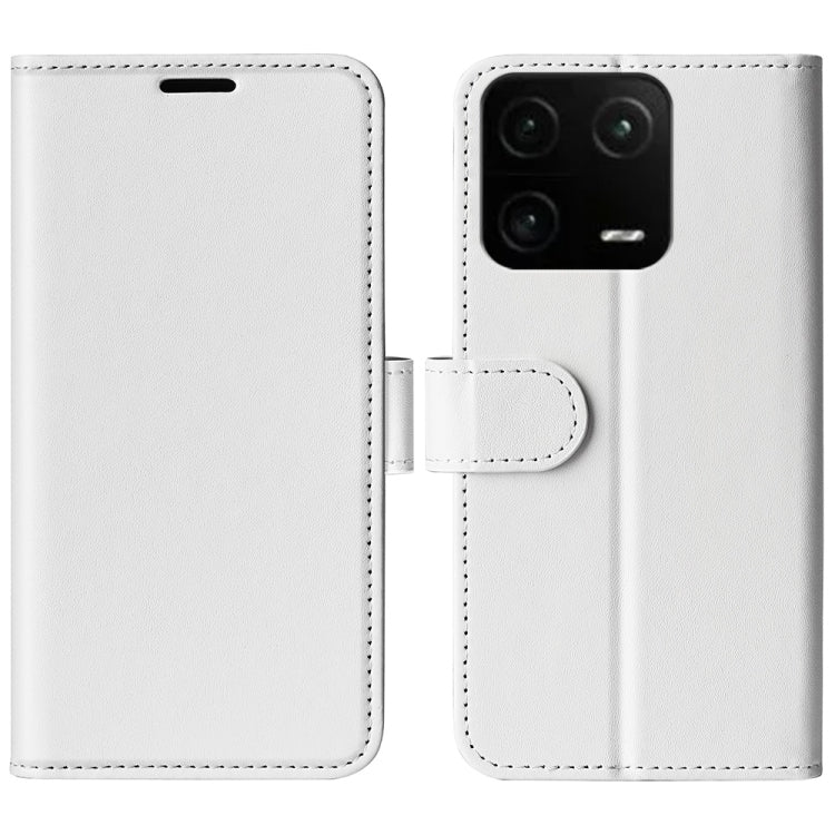 For Xiaomi 13 Pro R64 Texture Horizontal Flip Leather Phone Case