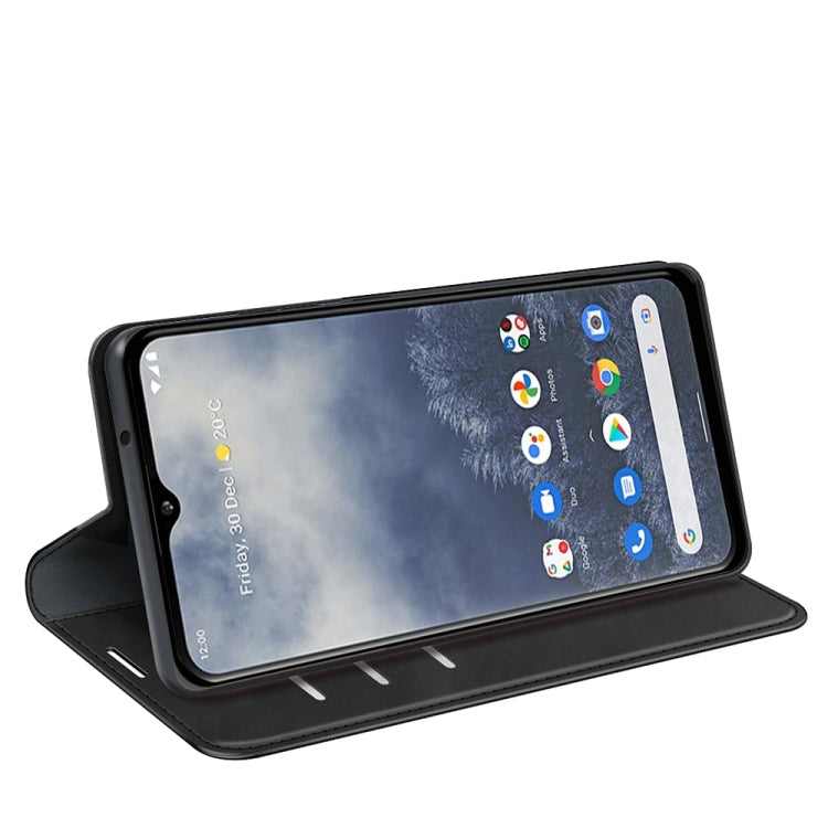 For Nokia G60 5G Retro-skin Magnetic Suction Leather Phone Case