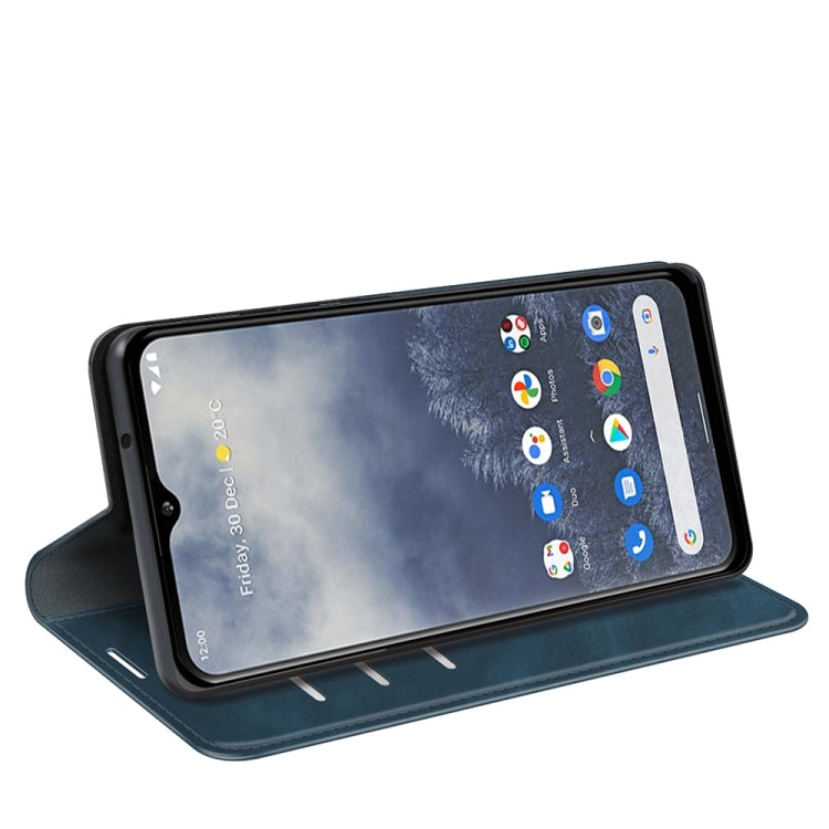 For Nokia G60 5G Retro-skin Magnetic Suction Leather Phone Case