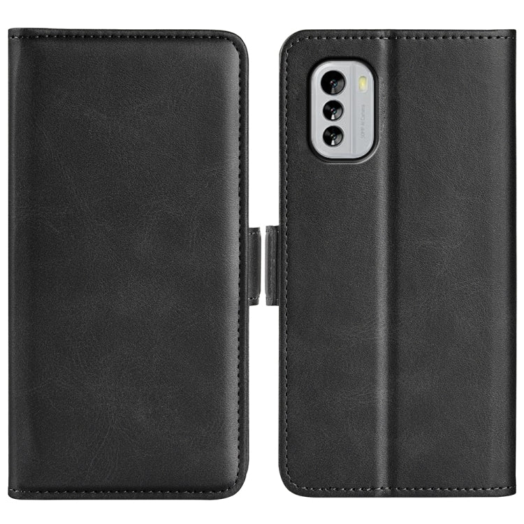 For Nokia G60 / G40 Fusion Dual-side Magnetic Buckle Leather Phone Case