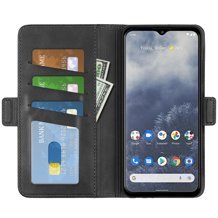 For Nokia G60 / G40 Fusion Dual-side Magnetic Buckle Leather Phone Case