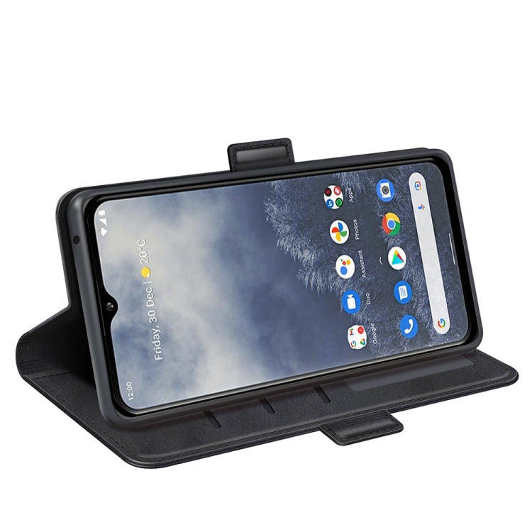 For Nokia G60 / G40 Fusion Dual-side Magnetic Buckle Leather Phone Case
