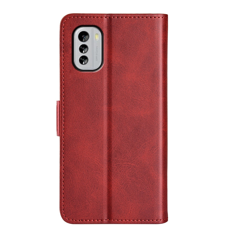 For Nokia G60 / G40 Fusion Dual-side Magnetic Buckle Leather Phone Case