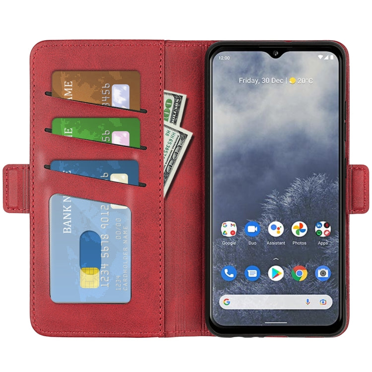 For Nokia G60 / G40 Fusion Dual-side Magnetic Buckle Leather Phone Case