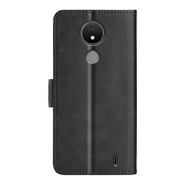 For Nokia C21 Dual-side Magnetic Buckle Leather Phone Case